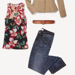 Hibiscus Blouse Cabi #5542